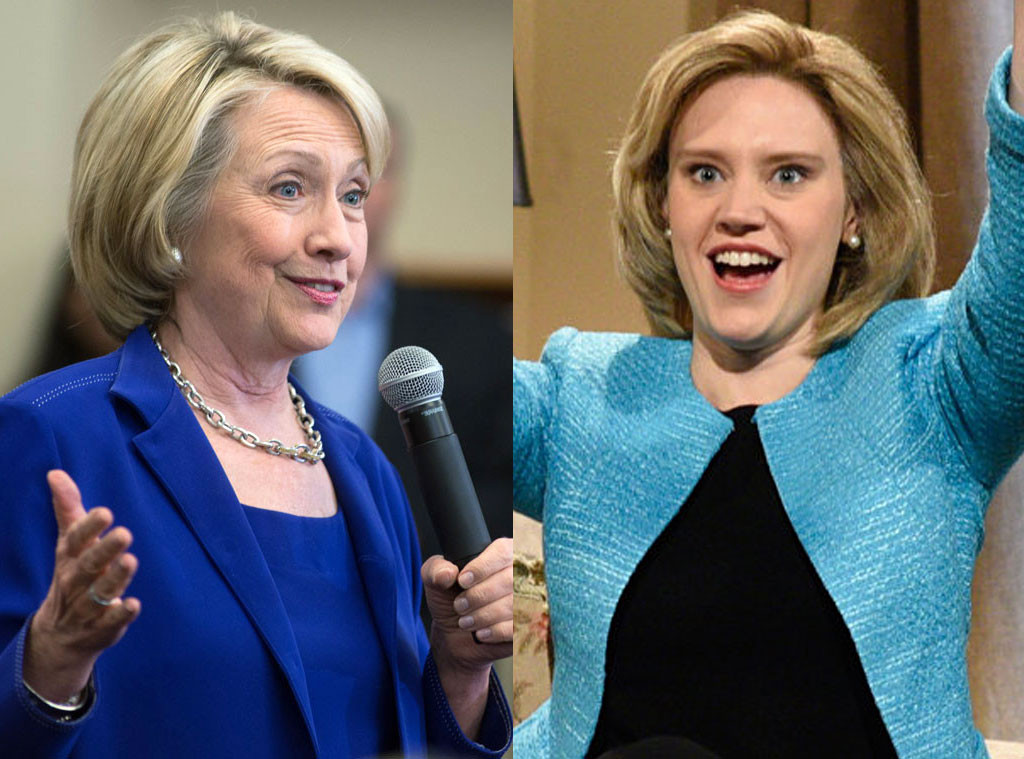 Hillary Clinton, Kate McKinnon Hillary Clinton, Kate McKinnon